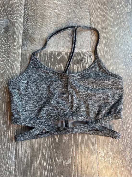 FP Movement by Free People Other - FP Movement by Free People Heather Gray Strappy Sports Bra AZ0689
